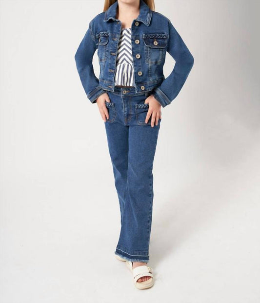 Mayoral - Raw Hem Wide Leg Pant