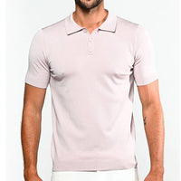 Postmarc - 3-button Knit Polo Shirt