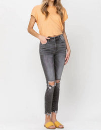Vervet By Flying Monkey - Wesley Distressed Skinny Jean