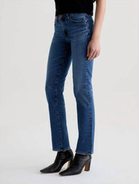 AG Jeans Sandra Low-rise Straight Jean in 15 years prague - women's jeans - alternate view