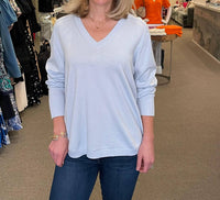 Repeat Cashmere - Cotton Cashmere Blend Round Hem Pullover