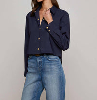 L'Agence - Cosette Crop Hi-low Top