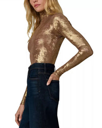 Joe'S Jeans - Tony Metallic Long Sleeve Top