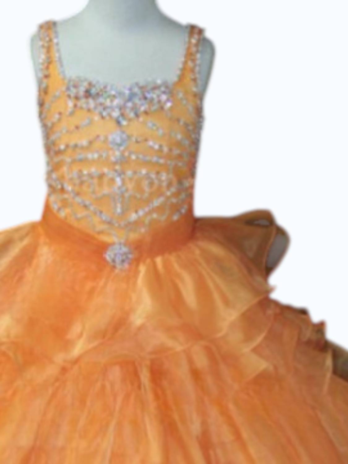 Little Rosie - Girl's Long Pageant Dress