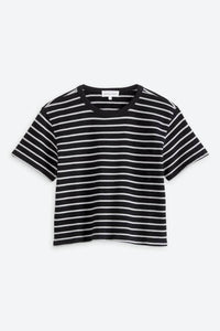 Bella Dahl - Women's Short Sleeve Terry Lined Tee