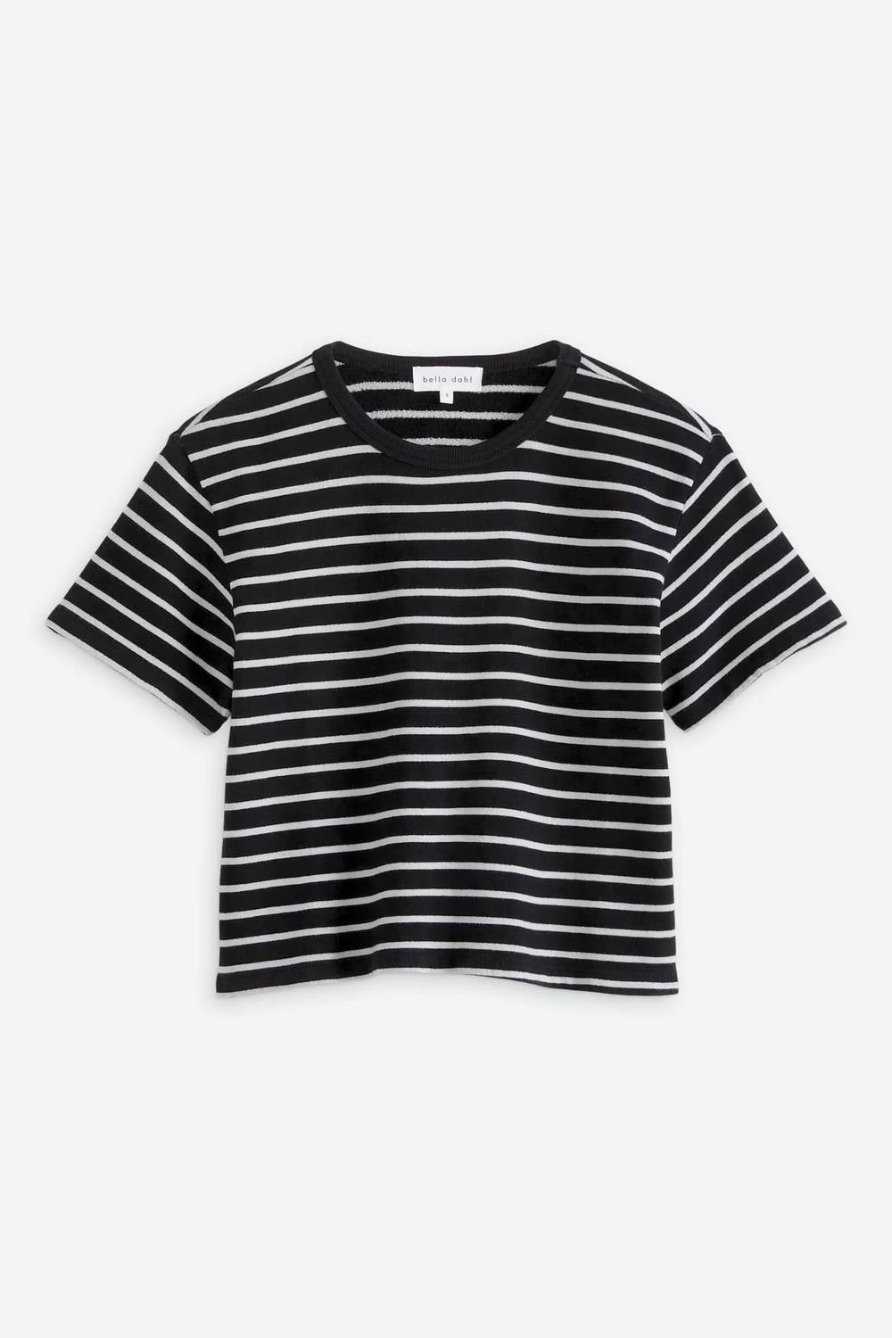 Bella Dahl - Women's Short Sleeve Terry Lined Tee