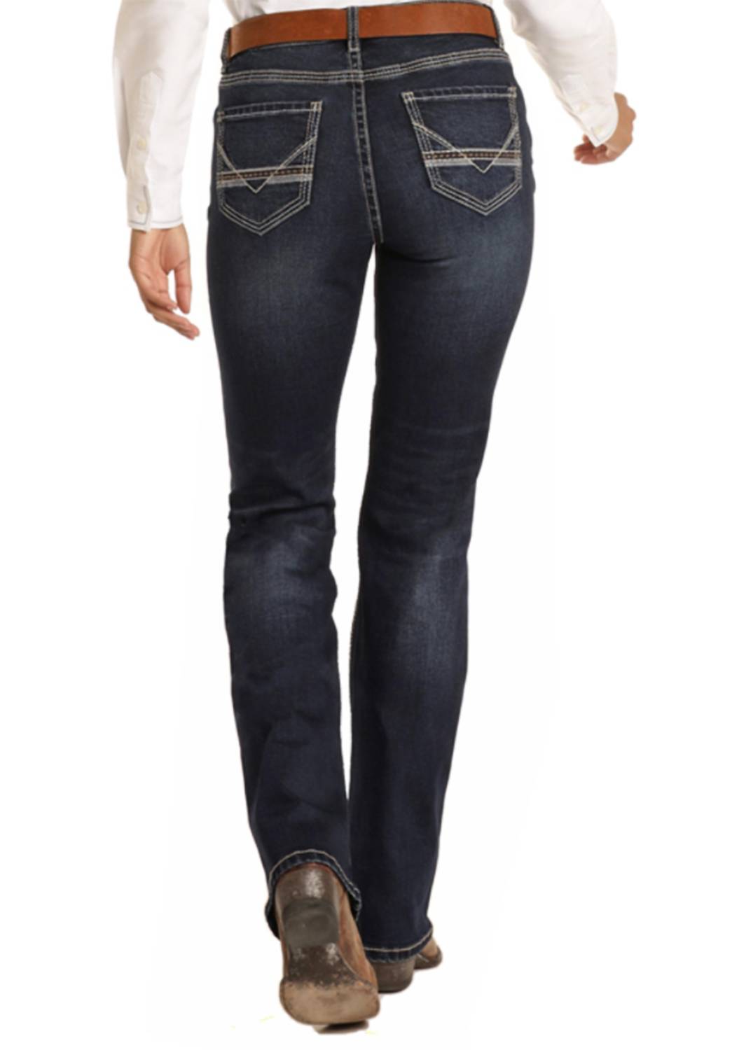 Rock & Roll Cowgirl - Relaxed Mid-rise Straight Leg Jean