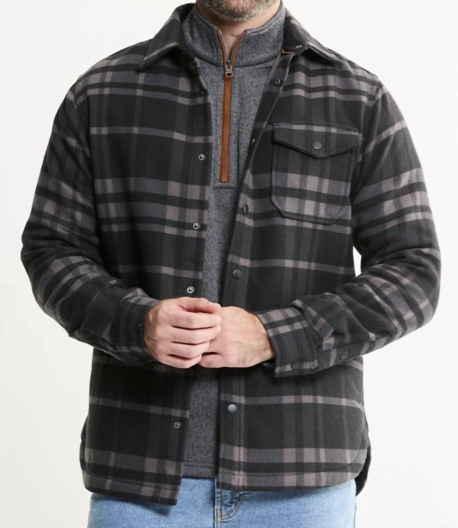 Jachs New York - Doubleface Fleece Shirt Jacket