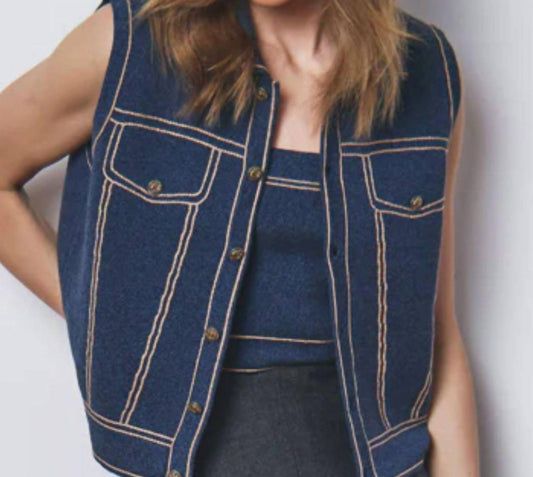 Autumn Cashmere - Sleeveless Vest