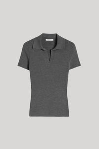 Maxmara - Rib-knit Wool Polo Shirt