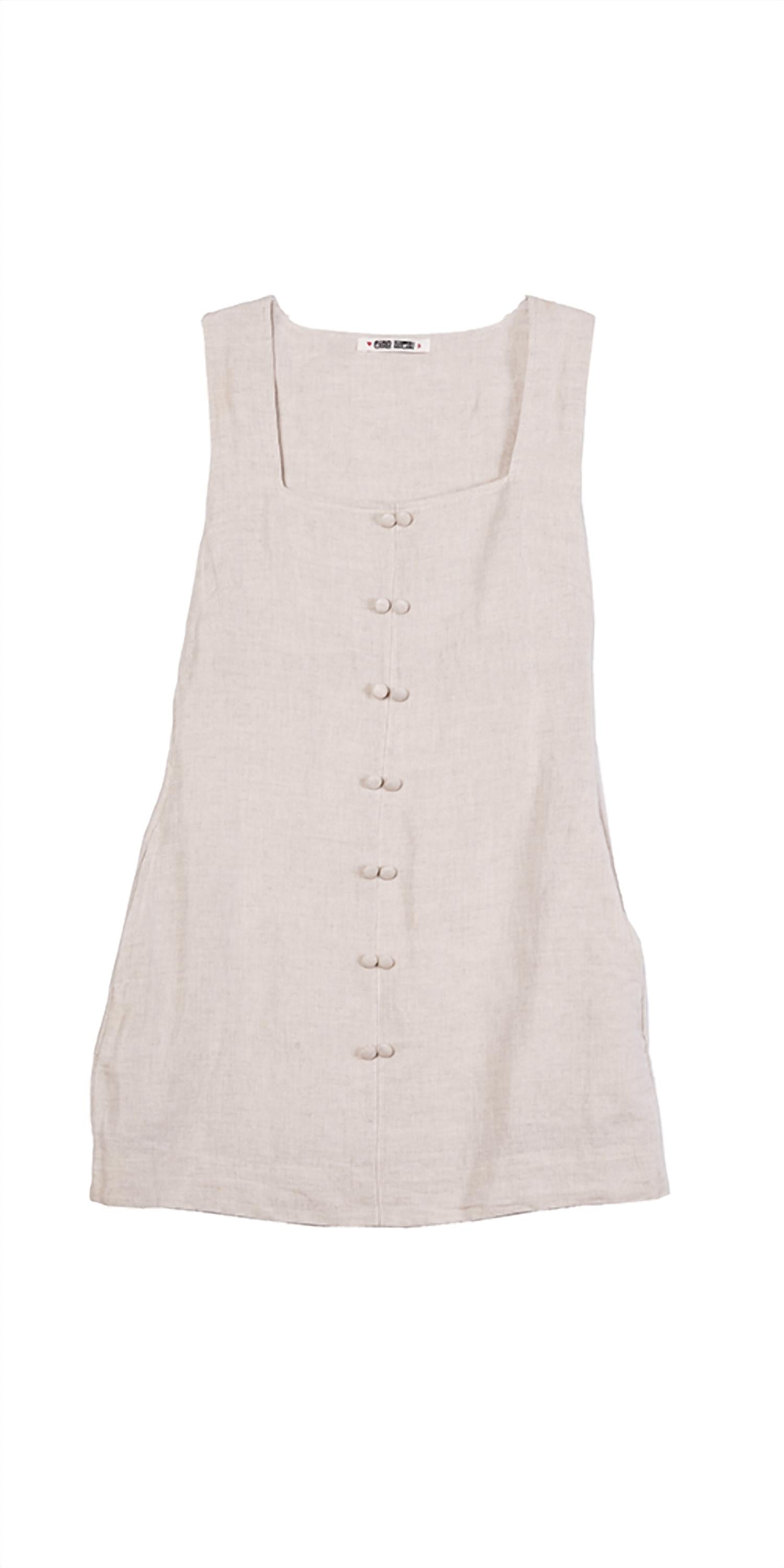 Ciao Lucia - Virginie Dress Oatmeal Linen