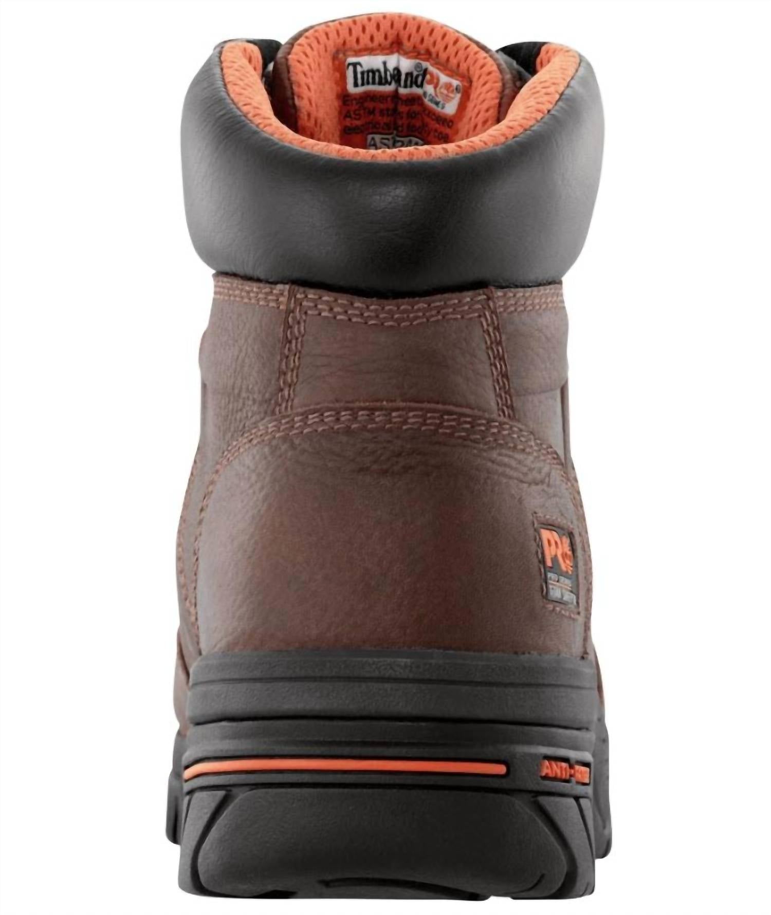 Timberland Men's Alloy Safety-toe Helix Waterproof Work Boot in brown - men's boots - view 4