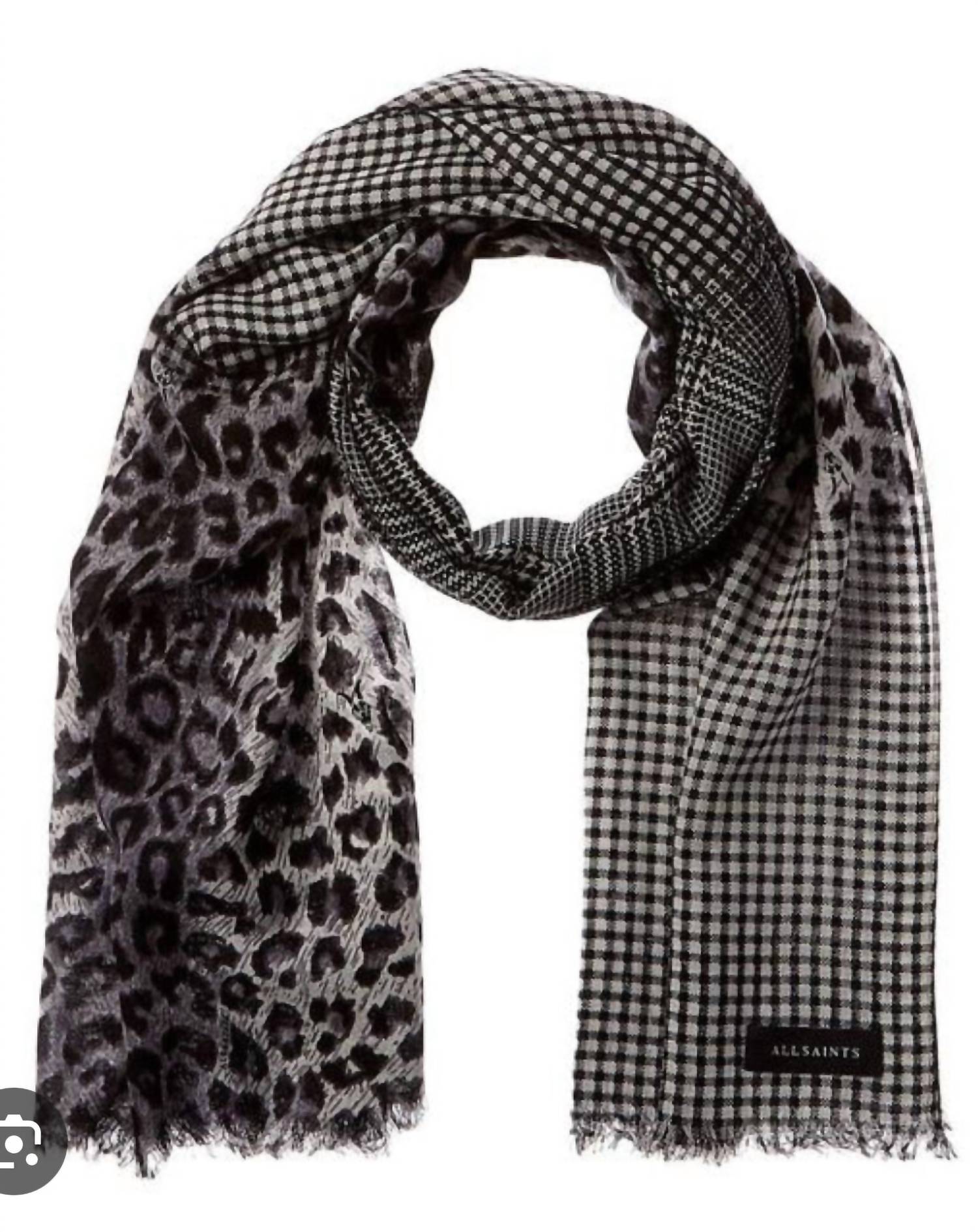 Allsaints - Women's Stripe Patchwork Oblong Scarf
