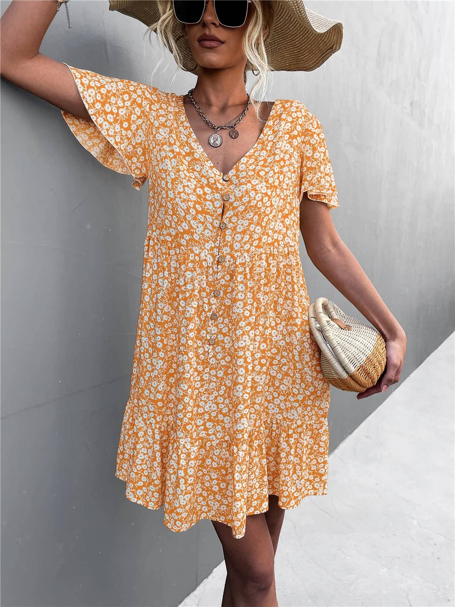 Annva Fashion - Sun Kissed Floral Dress