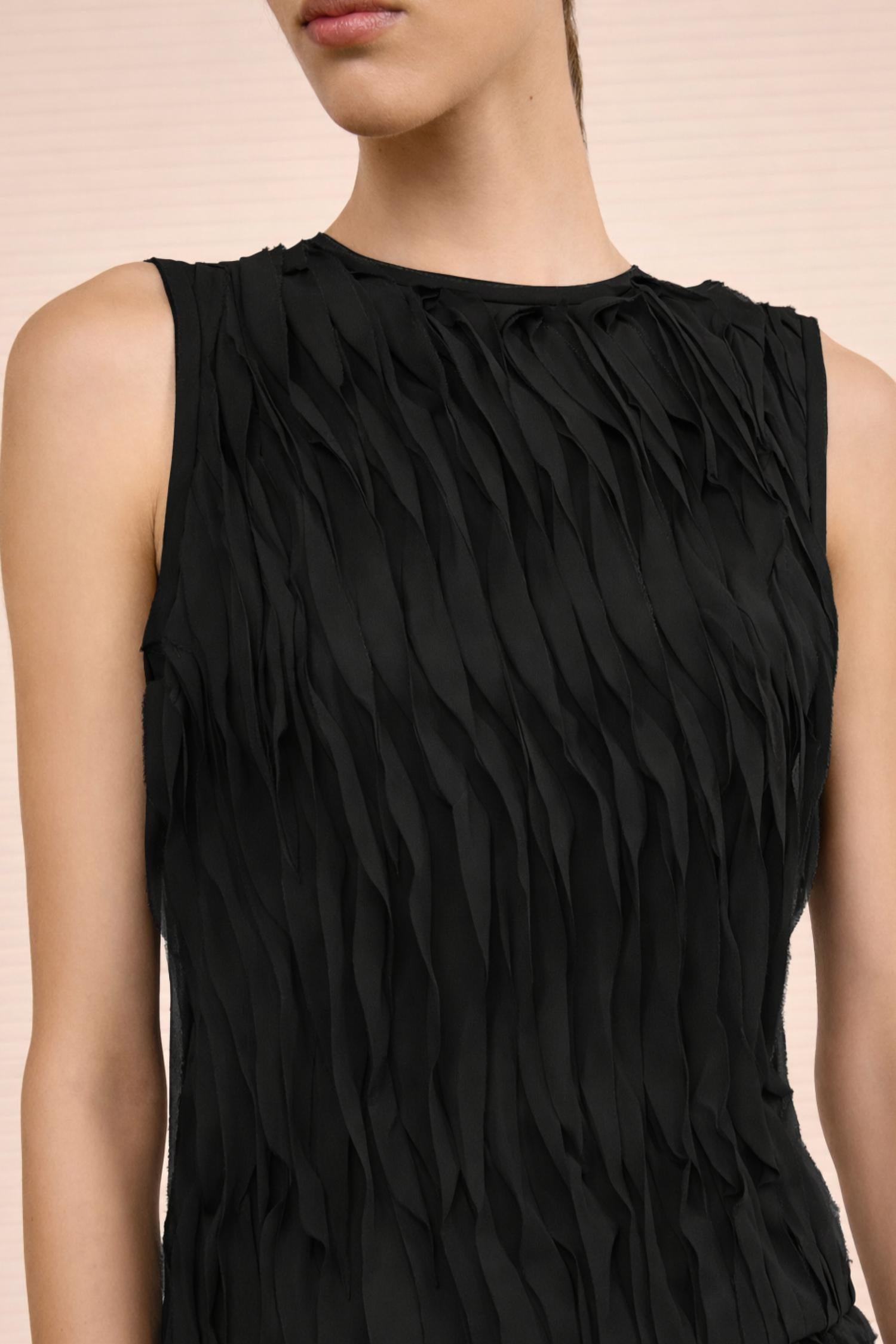 Ulla Johnson Celina Top in noir - women's tank top