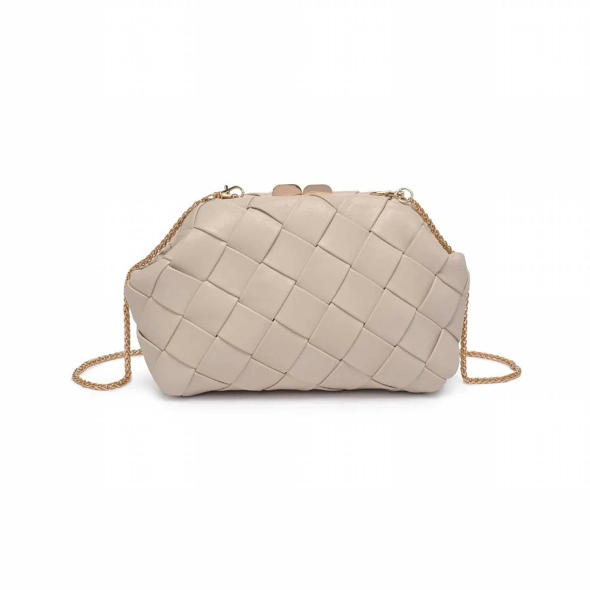 Moda Luxe - Women's Pauline Woven Crossbody Bag