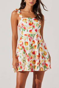Astr - Tinesha Bow Strap Mini Dress