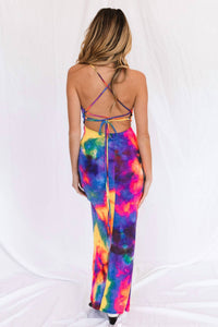 Lovely Day - Rainbowland Maxi Dress