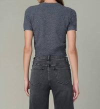 Joe'S Jeans - Steph Shrunken Short Sleeve Sweater