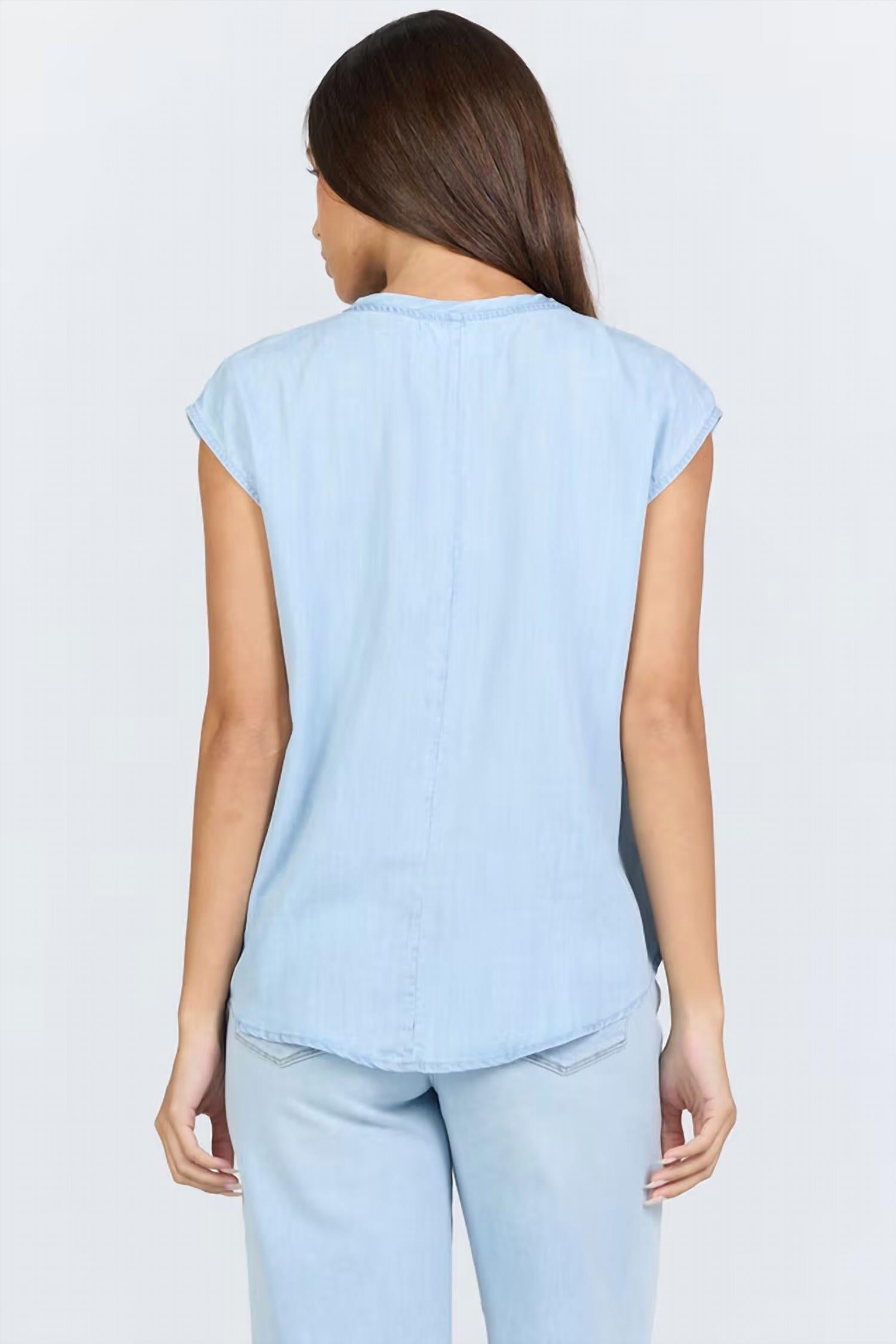 Dear John Denim - Yanis V Neck Cap Sleeves Top