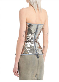 Rick Owens - Sequin Bustier Top