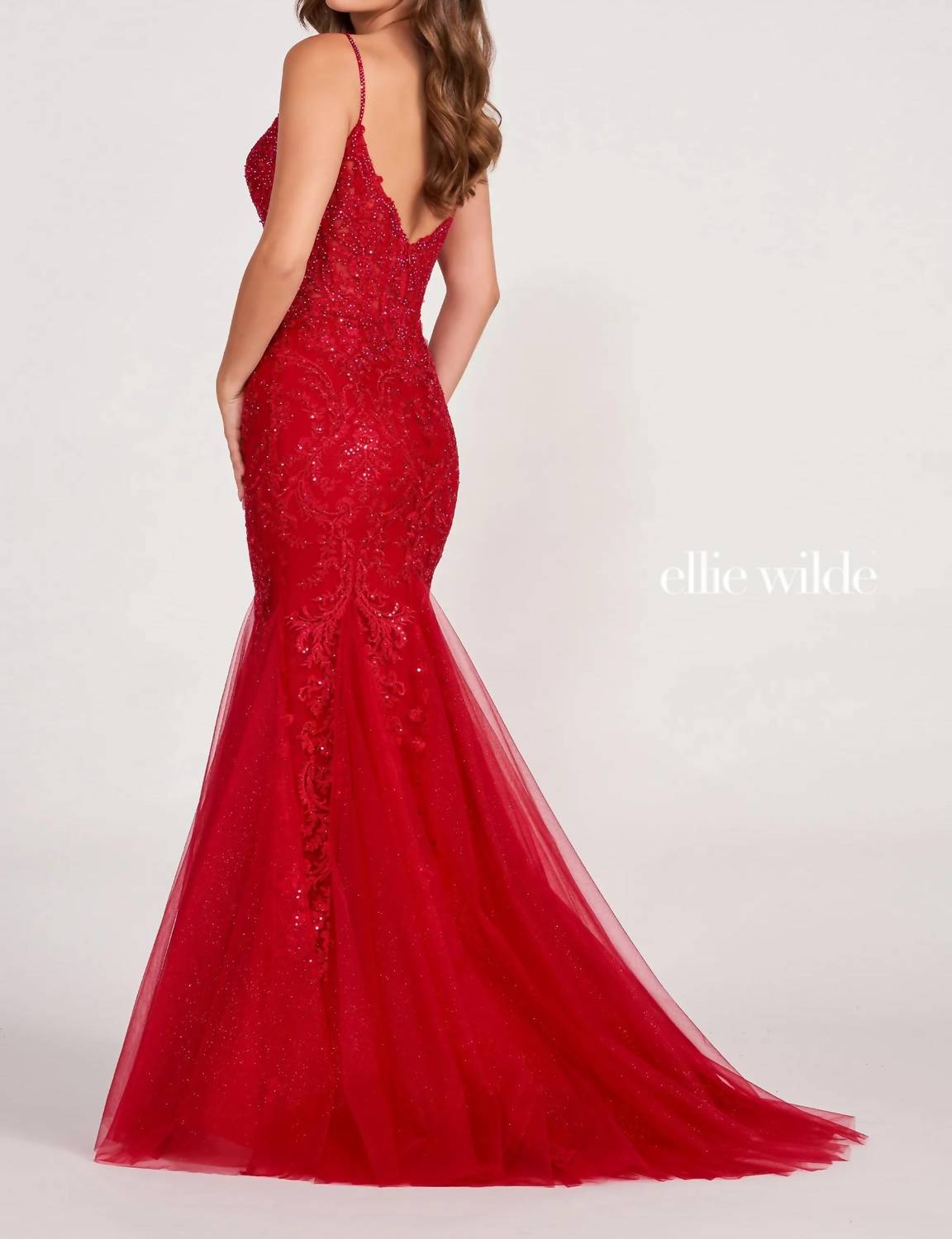 Ellie Wilde - Plunge Back Maxi Dress