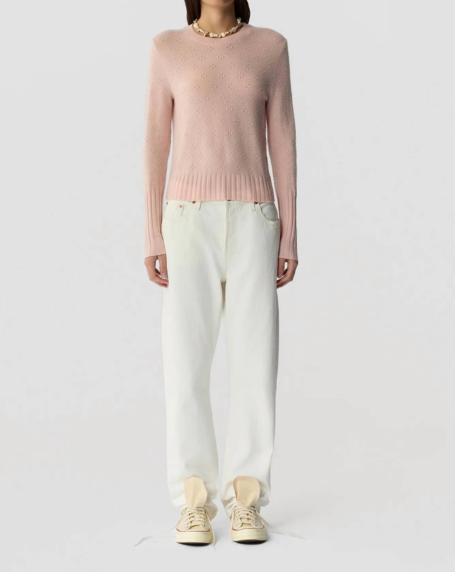 Guest In Residence - Compass Shrunken Crew Sweater