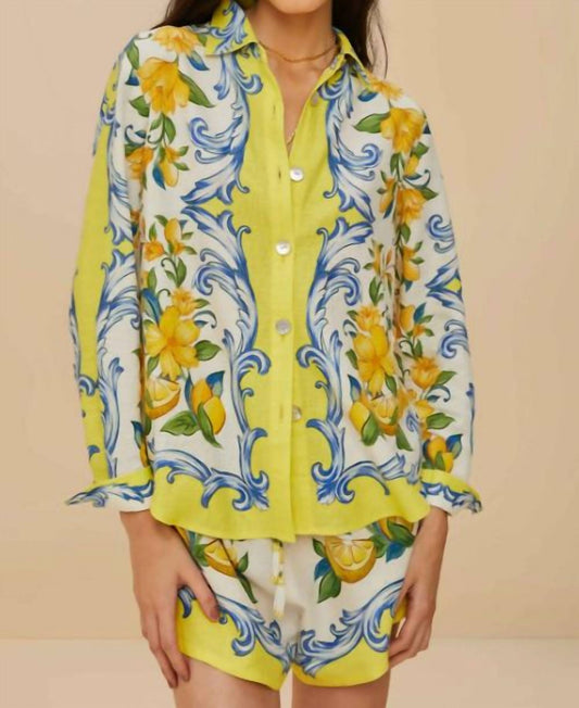 Farm Rio - Sicily Scarf Shirt