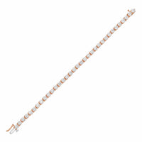 Diana M Jewels - Women's Round Lab-Grown Diamond Tennis Bracelet (8.00 Ct) - Elegant Plus