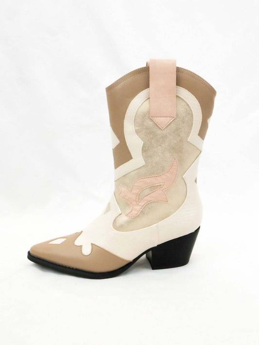 Shu Shop - Women's Zizi Metallic Western Booties