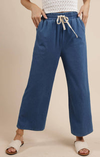 Needii - Denim Knit Sweatpants