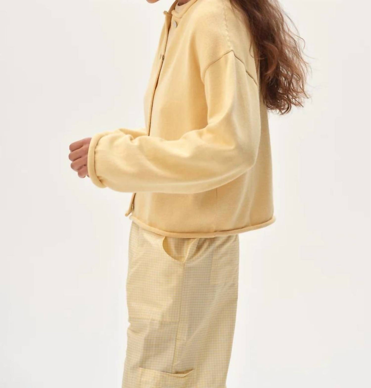 Donni. - Cotton Knit Roll Cardigan