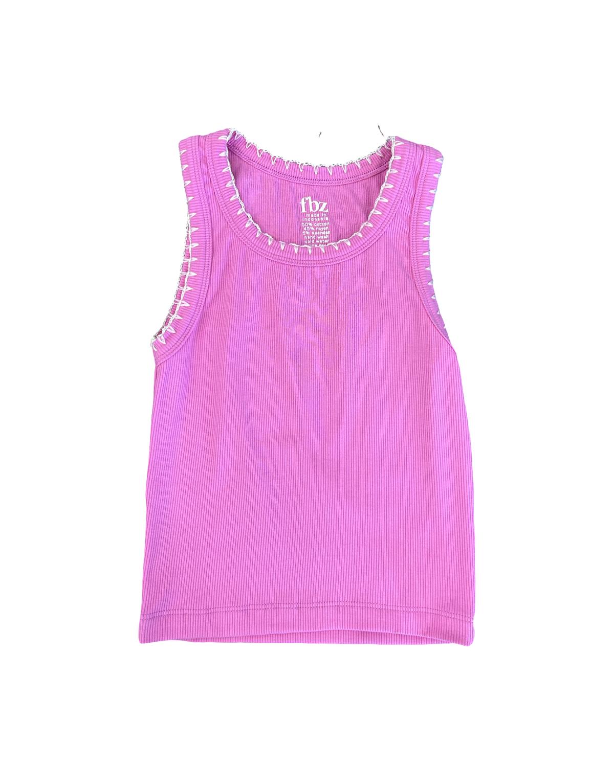 Flowers By Zoe - Girl's Ribbed Tank