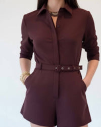 Shug - Brooklyn Collared Romper