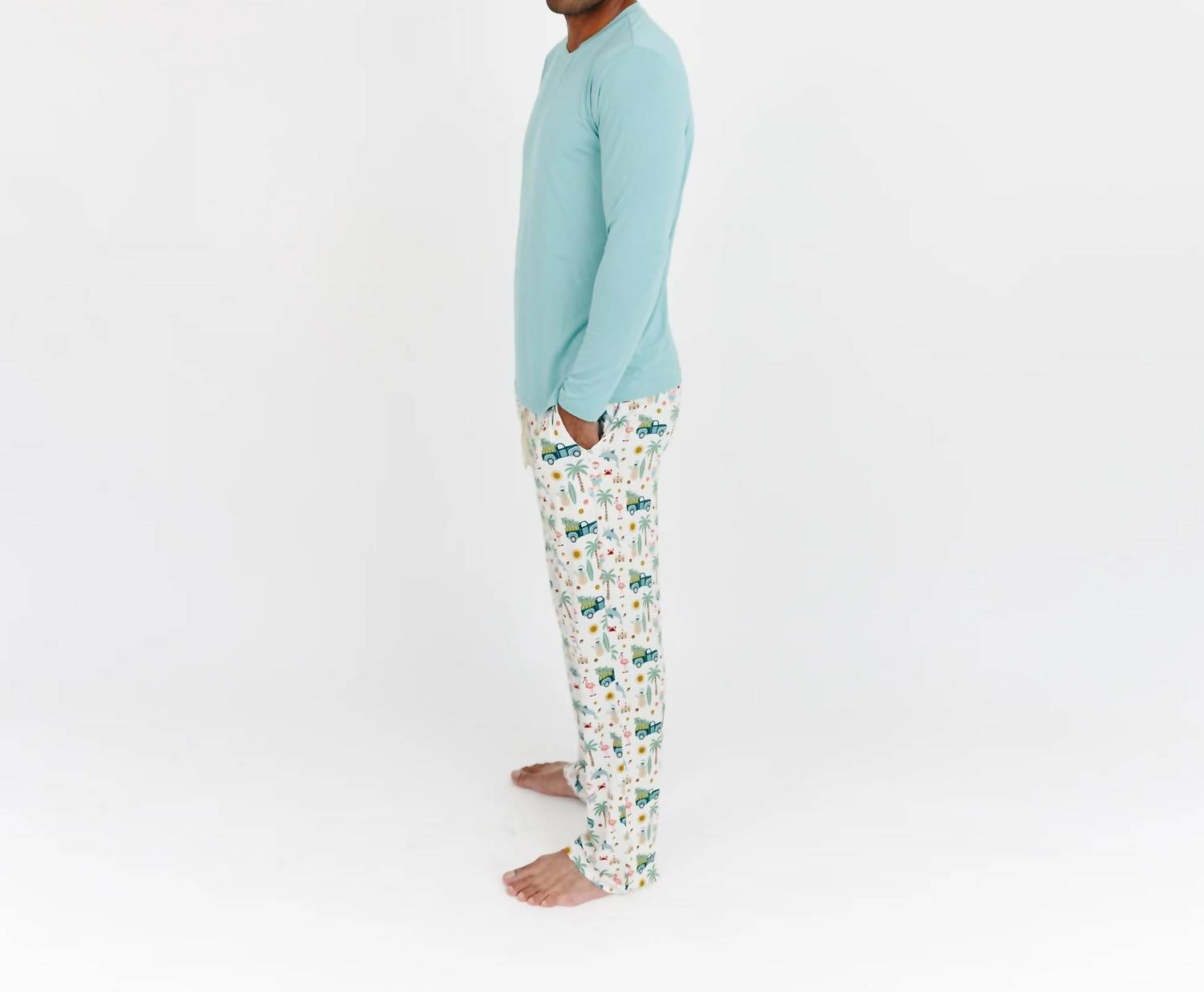 Emerson And Friends - Coastal Christmas Bamboo Relaxed Lounge Pajama Pants