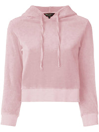 Velour Shrunken Hoodie