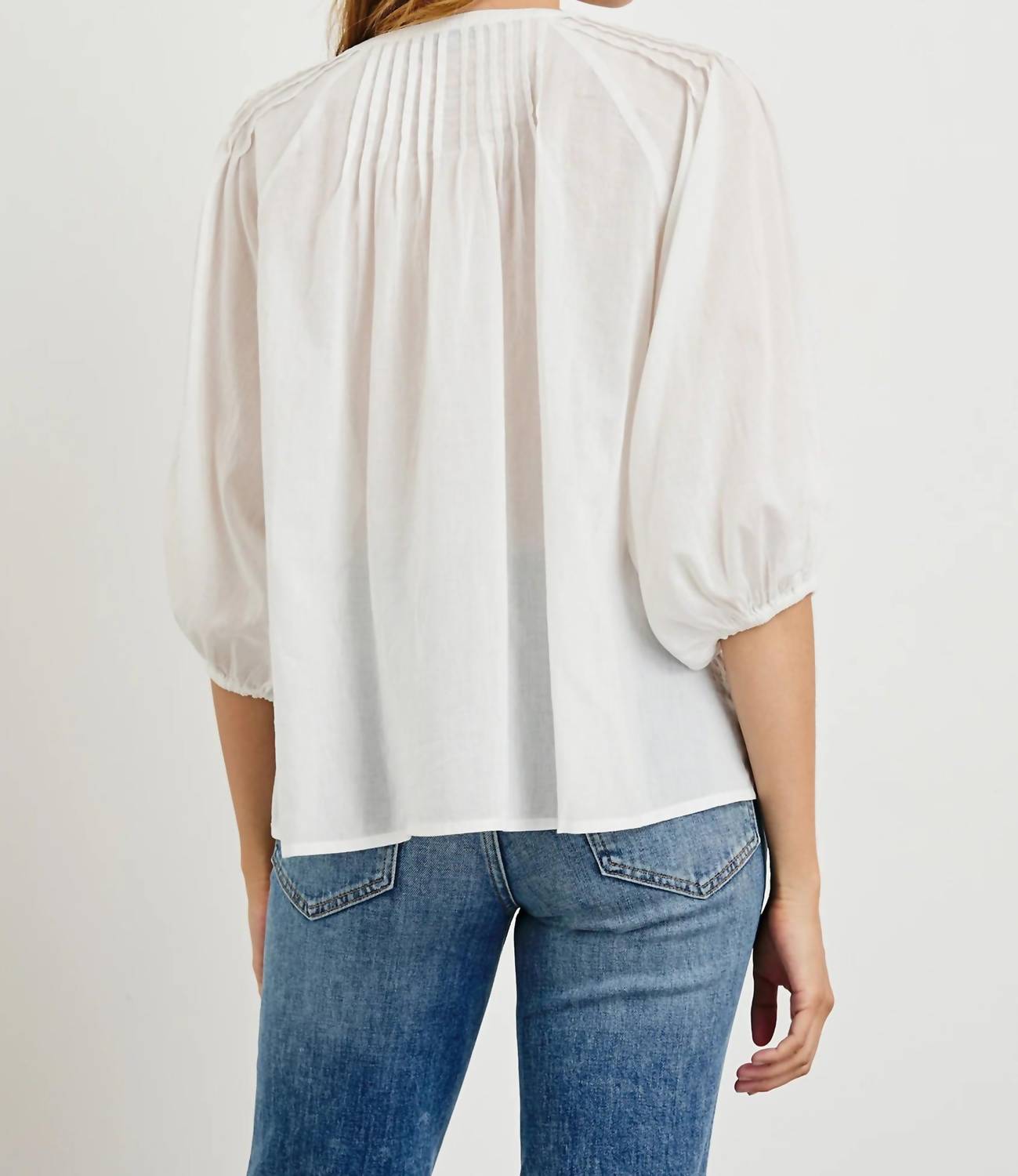 Rails - White Cassat Blouse