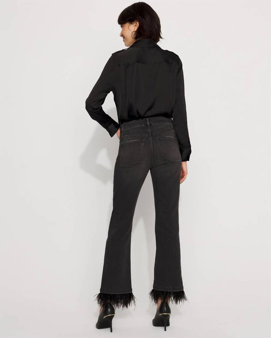 Charlie B - Feather Hem Pant