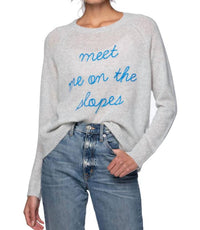 Golden Sun - Meet Me On The Slopes Cashmere Sweater