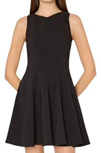 Milly - Sleeveless Stretch Cady Dress