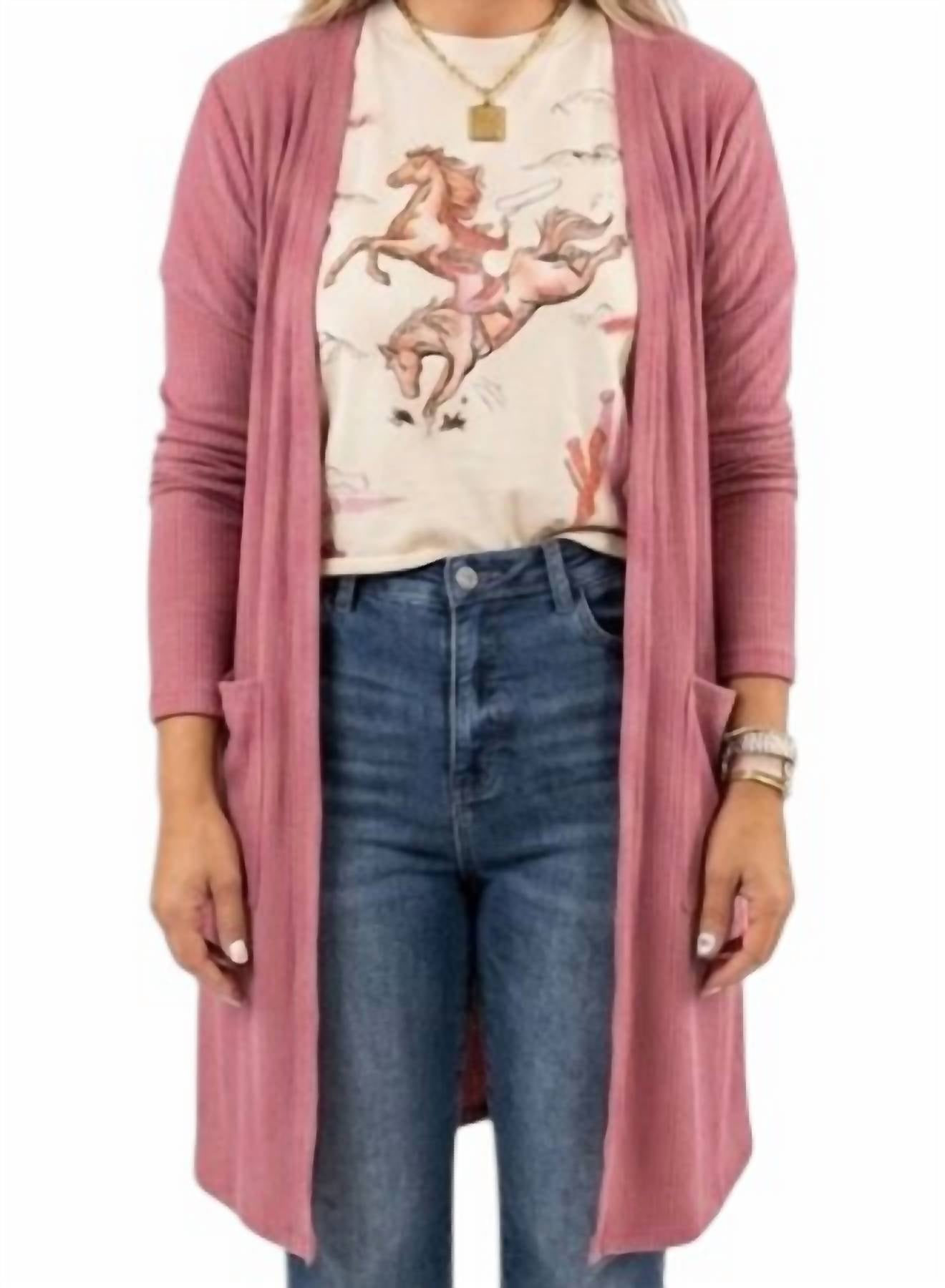 Blakeley - Millie Ribbed Cardigan