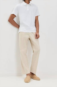 onia Sun Stretch Jersey Polo Shirt in white - men's shirt