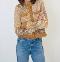 Central Park West - Elysse Spacedye Fringe Jacket