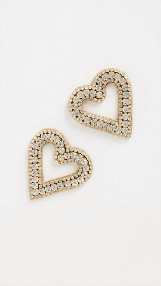 Deepa Gurnani - Bia Earrings Heart