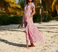 Melissa Odabash - Barrie Paisley Blush maxi dress