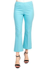 Peace Of Cloth - Regan Crop Flare Stretch Cotton Pant