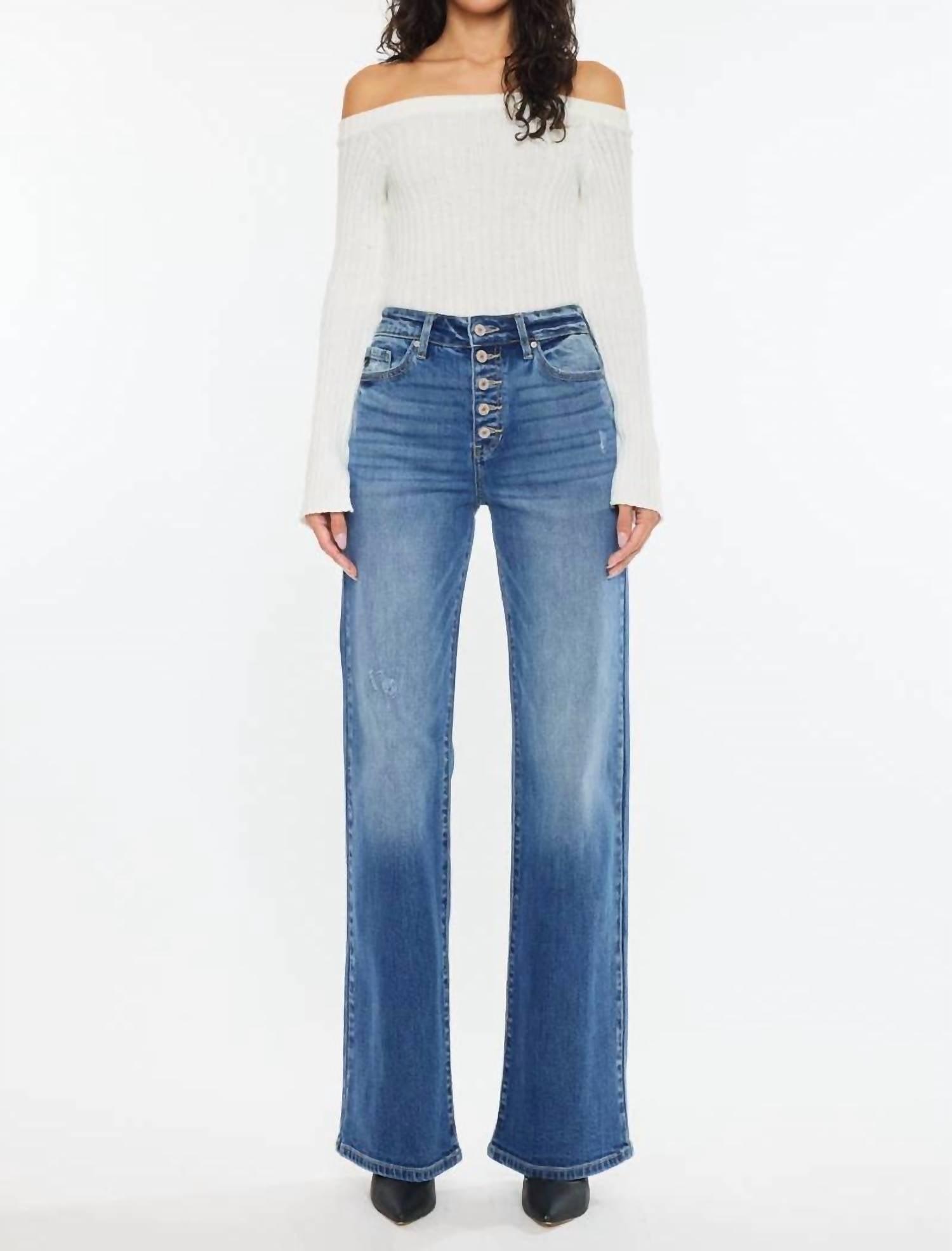 Kancan - Ultra High Rise 90s Flare Jeans