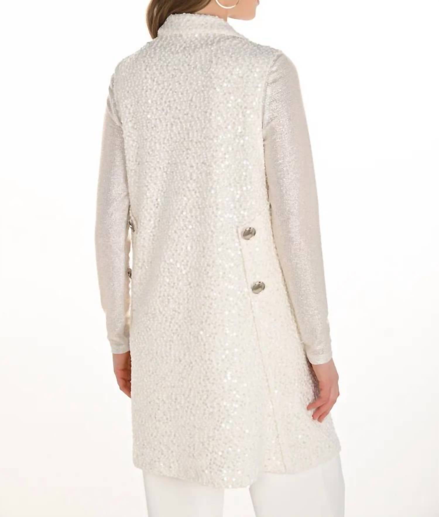 Frank Lyman - Wendolyn Long Sparkle Vest