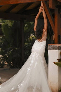 Stella York - Spaghetti Strap Wedding Dress