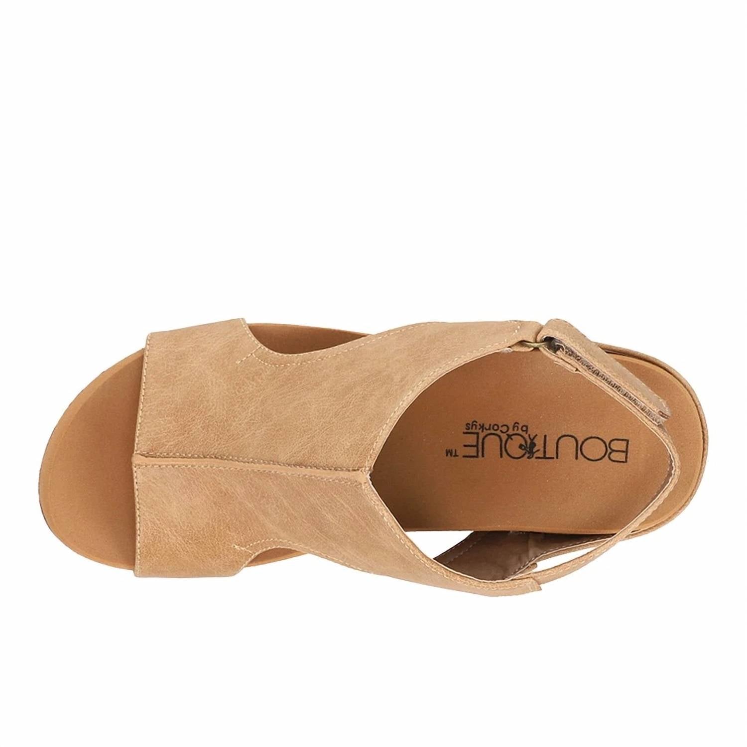 Corkys Footwear - Women's Carley Leopard Print Slingback Wedge